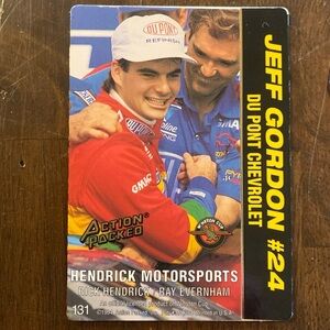 Jeff Gordon VINTAGE NASCAR card HALL OF FAME CHAMP 1994 ACTION PACKED 131